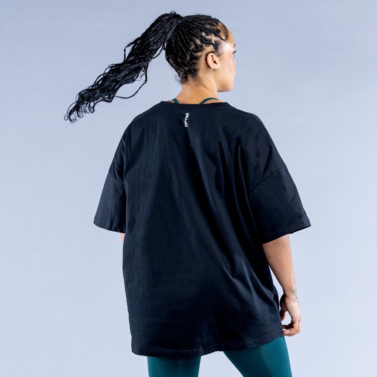 Dámské Mikiny Dfyne Luxe Revive Oversized T Černé | NWKZAOT-63