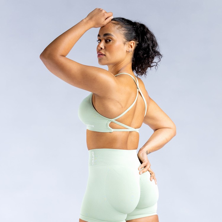 Dámské Sportovní Podprsenky Dfyne Dynamic Backless Zelene | ALBIEDX-18