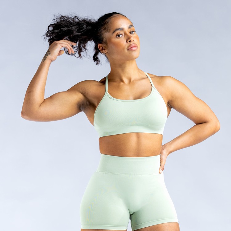 Dámské Sportovní Podprsenky Dfyne Dynamic Backless Zelene | ALBIEDX-18