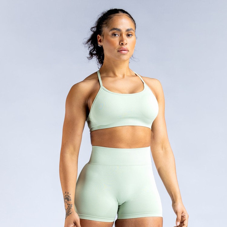 Dámské Sportovní Podprsenky Dfyne Dynamic Backless Zelene | ALBIEDX-18