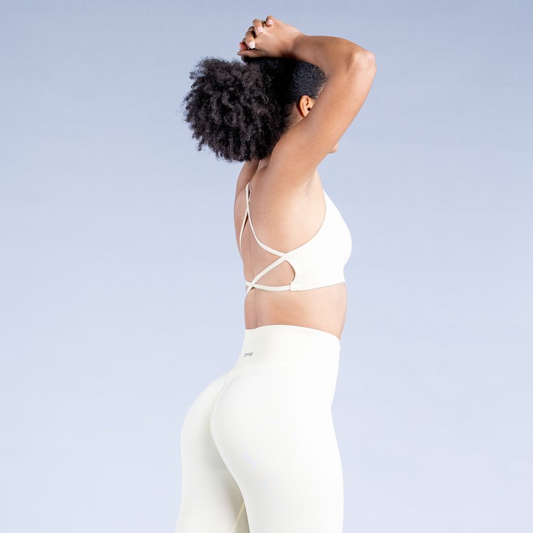 Dámské Sportovní Podprsenky Dfyne Dynamic Backless Bílé | UPNZGSB-65